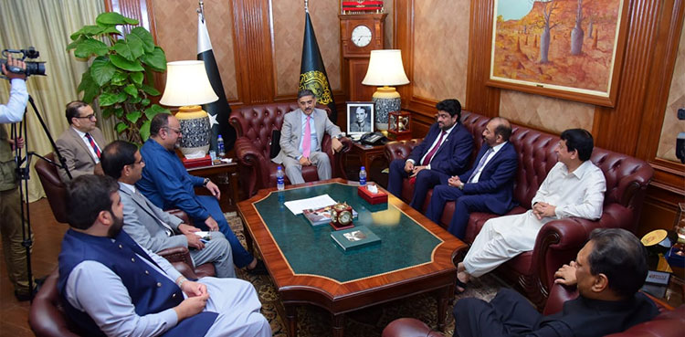 MQM-P delegation calls on Caretaker PM Kakar