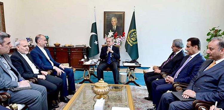 PM Shehbaz reaffirms commitment to strengthen Pakistan-Iran relations