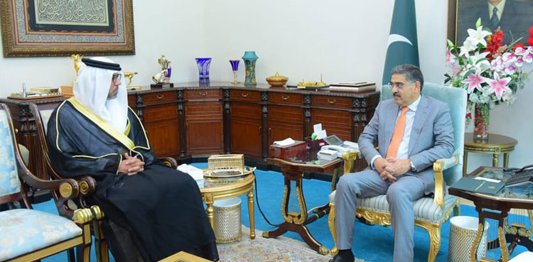 Pakistan looks forward to strengthening ties with UAE: caretaker PM