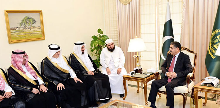 Caretaker PM lauds Saudi interest in investment opportunities in Pakistan