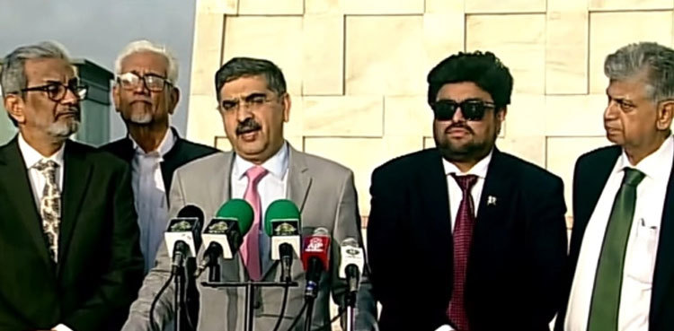In Karachi visit, PM Kakar vows to facilitate ‘transparent’ elections