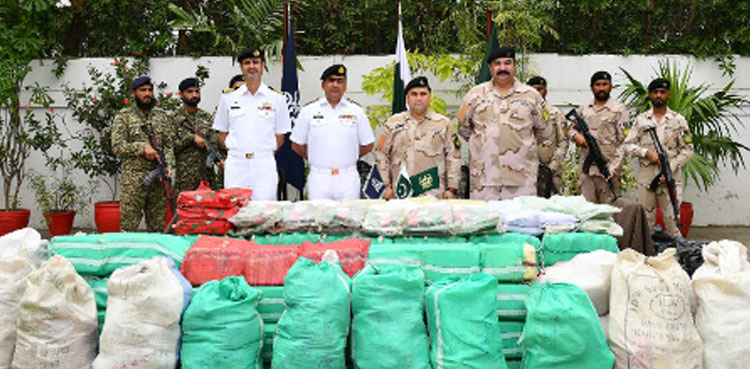 Pakistan Navy seizes huge cache of narcotics at sea