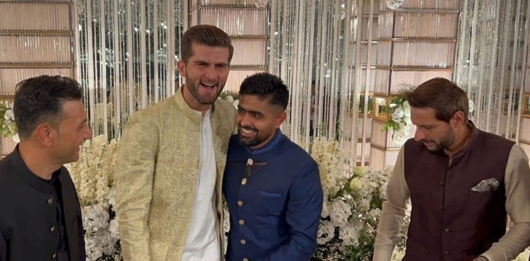 Babar Azam attends Shaheen Afridi’s wedding amid rift rumours