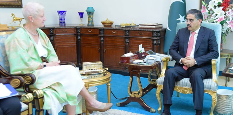 PM Kakar calls for continuation of GSP Plus scheme for Pakistan, EU interests