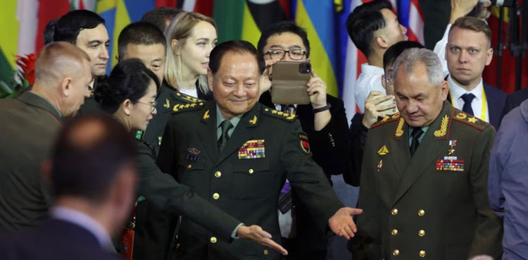 China and Russia take aim at US at Chinese military forum