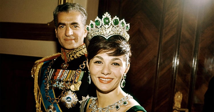 Former Empress Farah Pahlavi of Iran