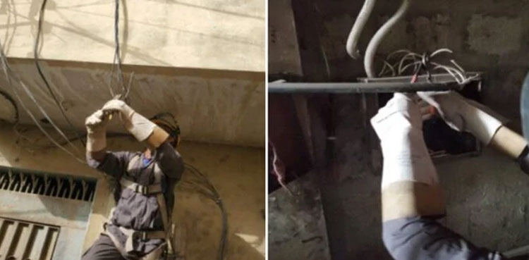 K-Electric removes 350 illegal hook connections in Karachi