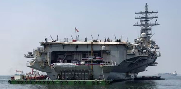 US aircraft carrier due to arrive in South Korea on Thursday