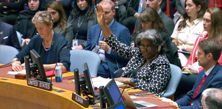 Israel-Palestine conflict: US vetoes UNSC resolution urging humanitarian pause