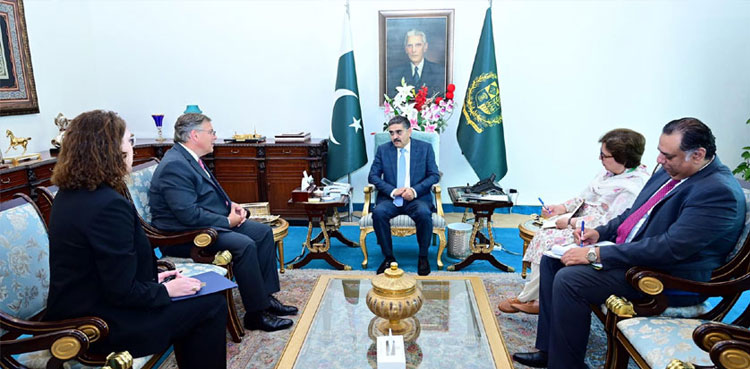 PM Kakar, US Ambassador discuss prevailing situation in Gaza