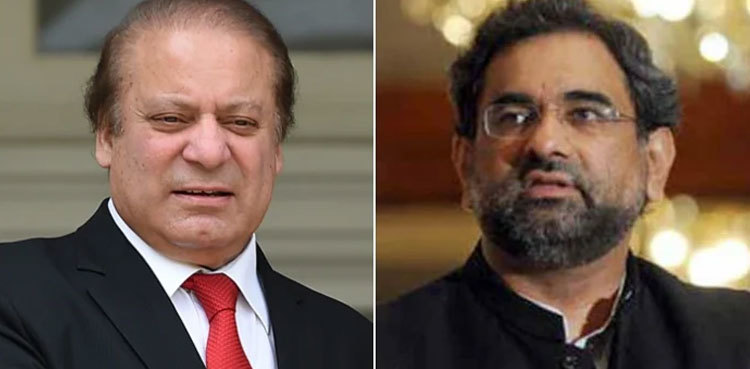 Khaqan Abbasi meets Nawaz Sharif, discusses ‘political situation’