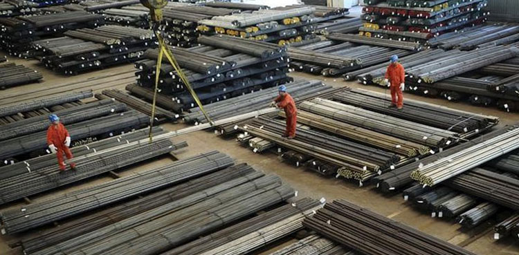 Steel bar prices fall to record low after USD drop
