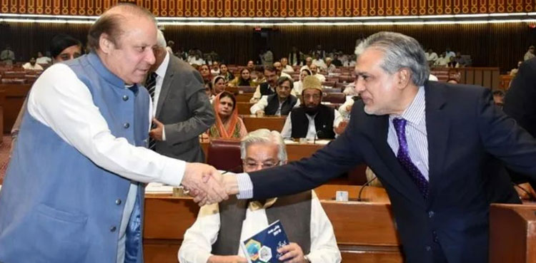 Ishaq Dar named PML-N election cell head