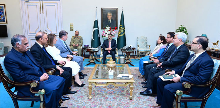 IMF Mission Chief Nathan Porter meets PM Kakar