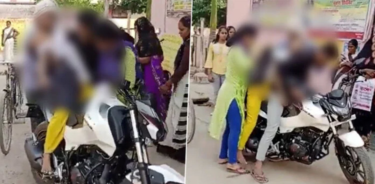 Watch: Man carries sister's dead body on bike after not getting ambulance