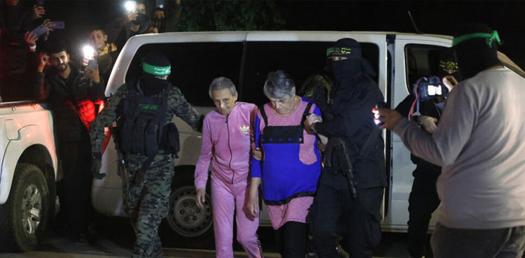 12 more Gaza hostages released as mediators seek lasting truce