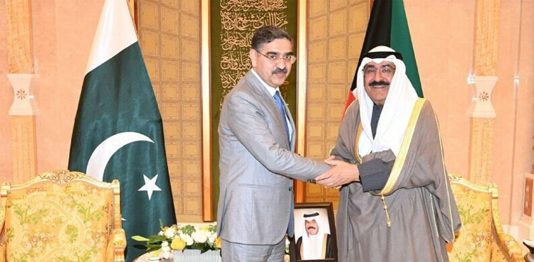 PM Kakar, Kuwait’s crown prince agree to deepen bilateral ties