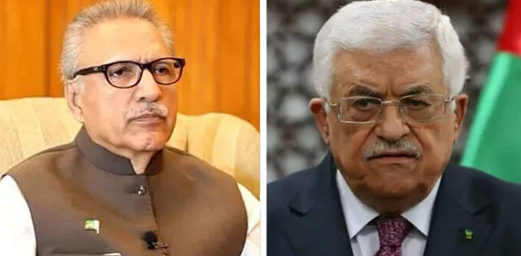 In call with Palestinian president, Alvi calls for ‘immediate ceasefire’ in Gaza