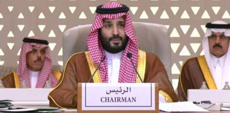 Saudi crown prince holds Israel responsible for 'crimes' against Palestinians