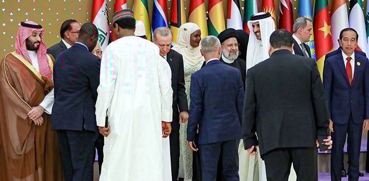 Middle East leaders slam Israel at Saudi-hosted summit on Gaza