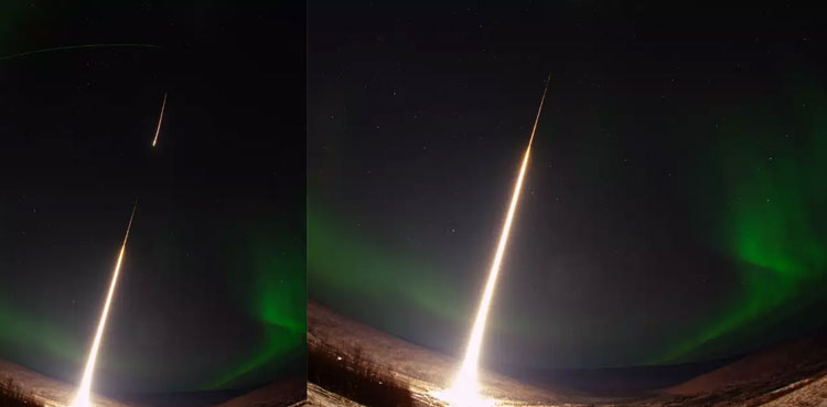 WATCH: NASA launches sounding rocket into Aurora
