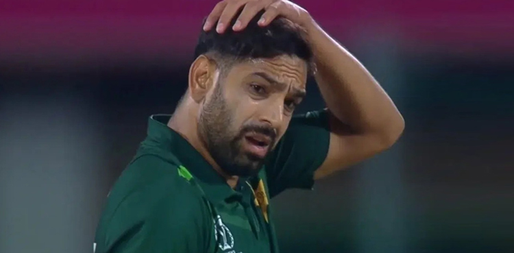 Haris Rauf gets into World Cup record books...for the wrong reasons