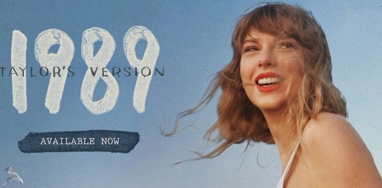 Taylor Swift tops the music charts with '1989' re-recording