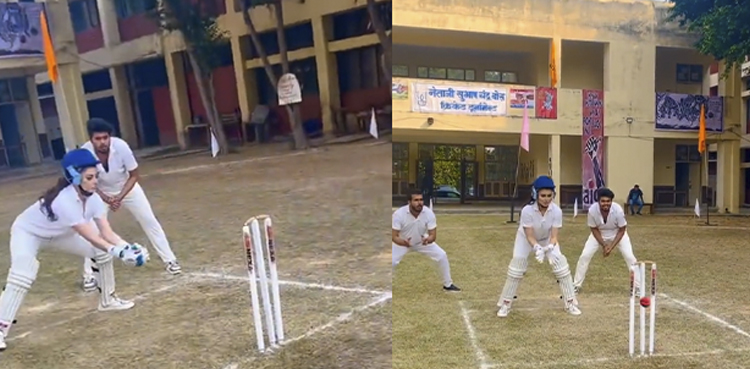 Urvashi Rautela as a wicket-keeper?- video goes viral
