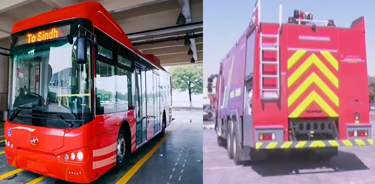 Buses, snorkels stuck at Karachi port to be released by Dec 31