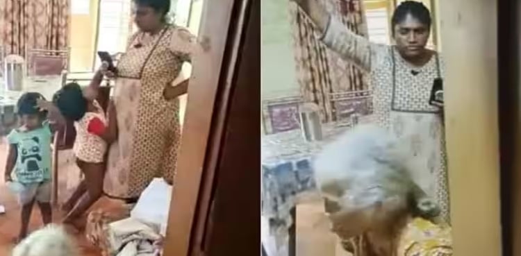 WATCH: Woman beats up mother-in-law, arrested by police