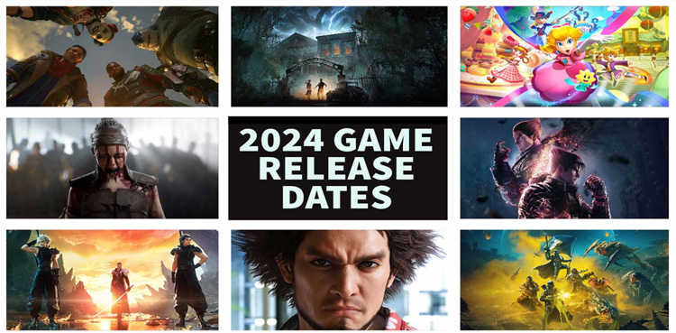 Video game release dates 2024