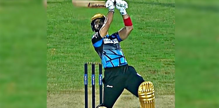 Player of the Match Ali Imran Zaidi wins it for his side single handedly in 8th Corporate T20 Cup Karachi