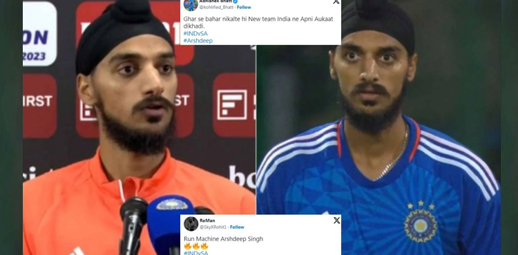 “Run machine” – Fans react to Arshdeep Singh's performance against South Africa