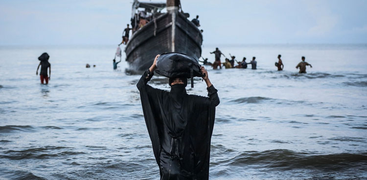UN urges rescue of 185 Rohingya adrift in Indian Ocean