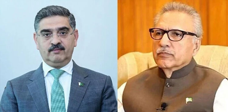 NA session: Caretaker govt responds to President Alvi's objections