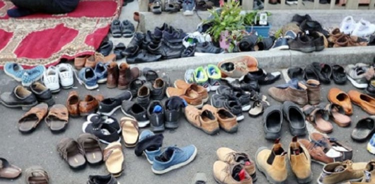 Man arrested for stealing shoes from mosques and selling them online