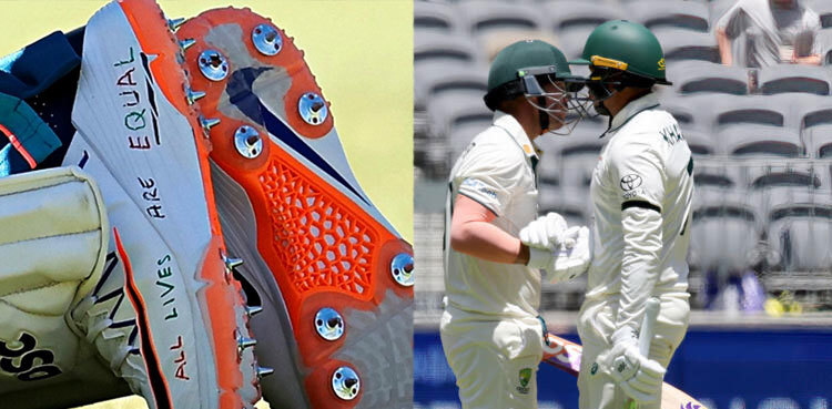 Australia's Usman Khawaja wears black armband in muted Gaza protest