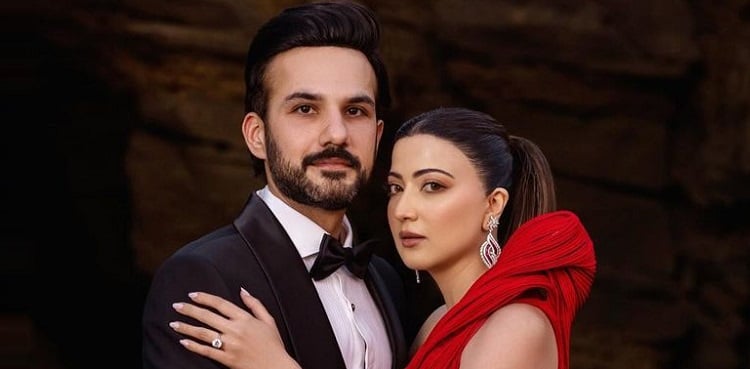 Aymen Saleem shares stunning pictures from engagement shoot