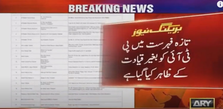 ECP releases fresh list of registered political parties