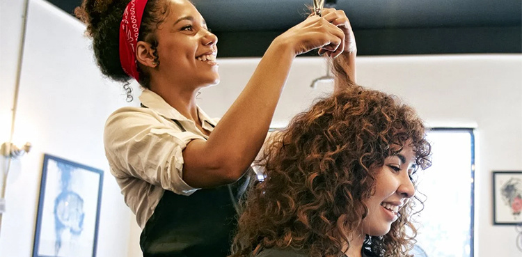 Britons are avoiding trips to hairdressers and coffee shops