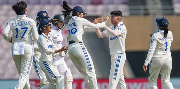 India demolish England by record margin to claim Test win
