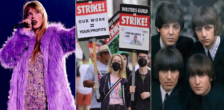 Hollywood strikes, Beatles last song, 'Swift effect': Showbiz round-up 2023