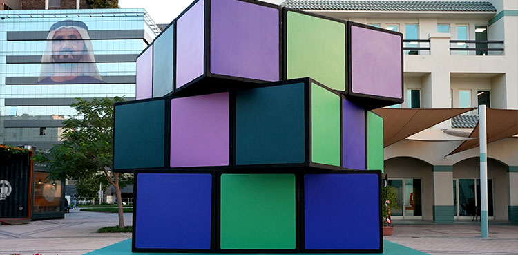 WATCH: ‘World’s Largest Rubik’s Cube’ now open at Dubai Knowledge Park