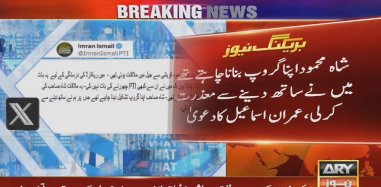 'Shah Mahmood Qureshi wanted to form own group within PTI'