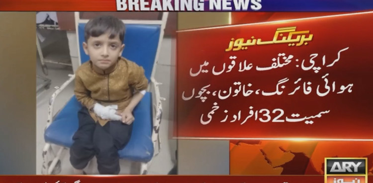 32 injured in New Year celebratory firing in Karachi