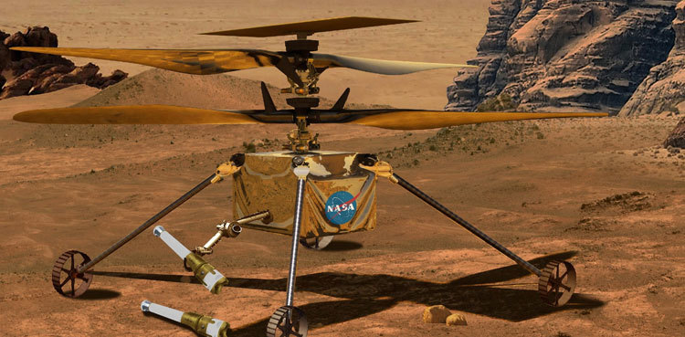 NASA regains contact with mini-helicopter on Mars