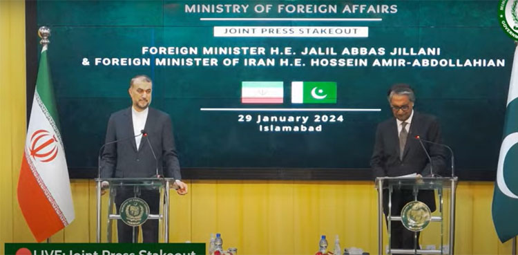 Iran's FM sees third party's support for militants operating in Pak-Iran border