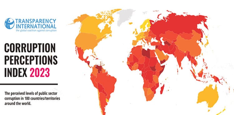 Pakistan’s ranking on corruption perception index improves by 7 places: TI