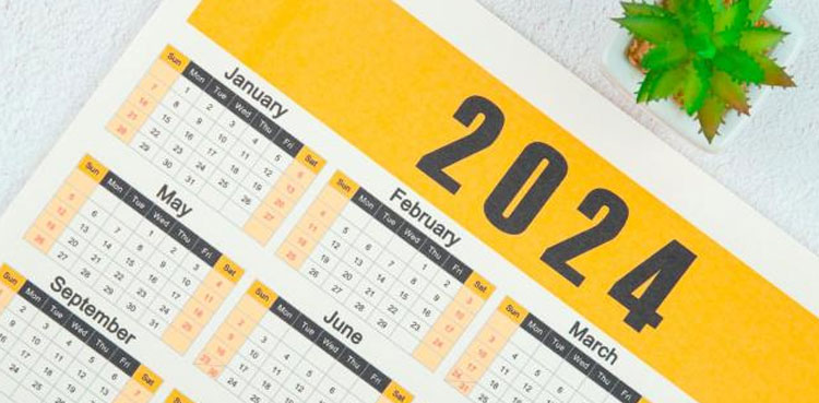1996 calendars can be reused for 2024
