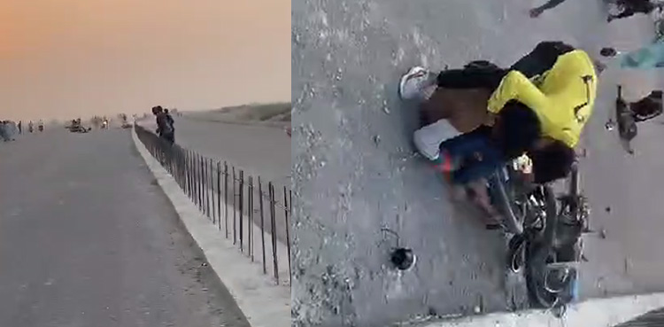VIDEO: Craze of motorbike racing claims two lives in Karachi